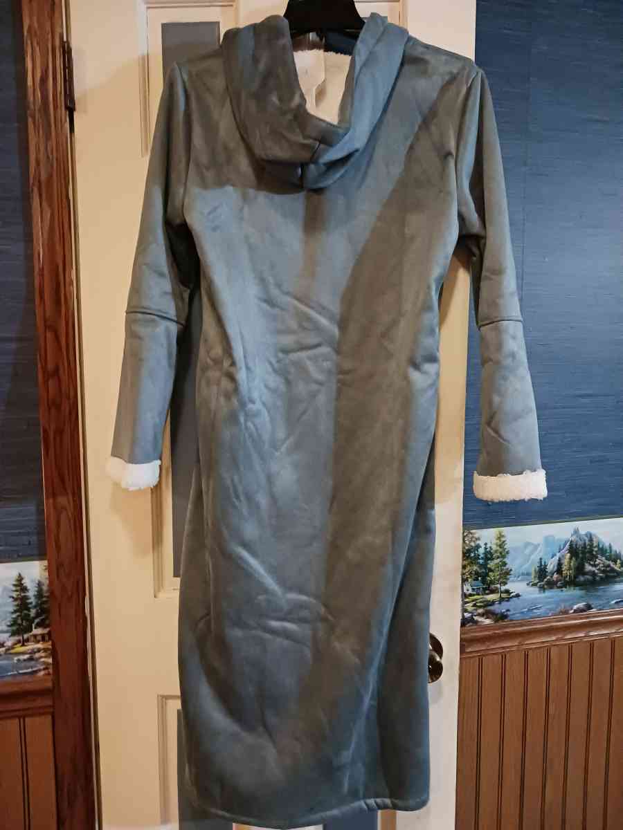 Long Blue Lightweight Jacket