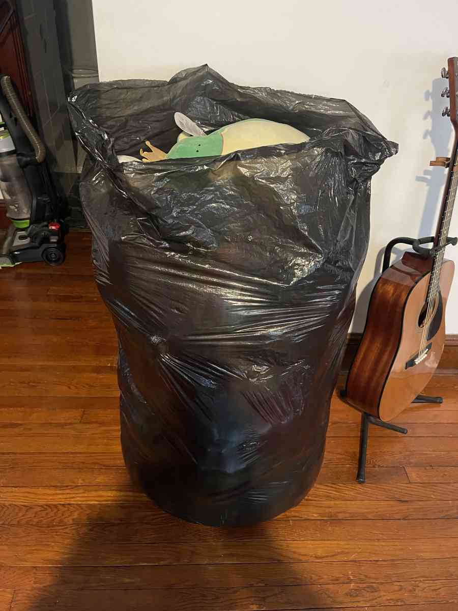 LARGE black bag filled with squishmallows