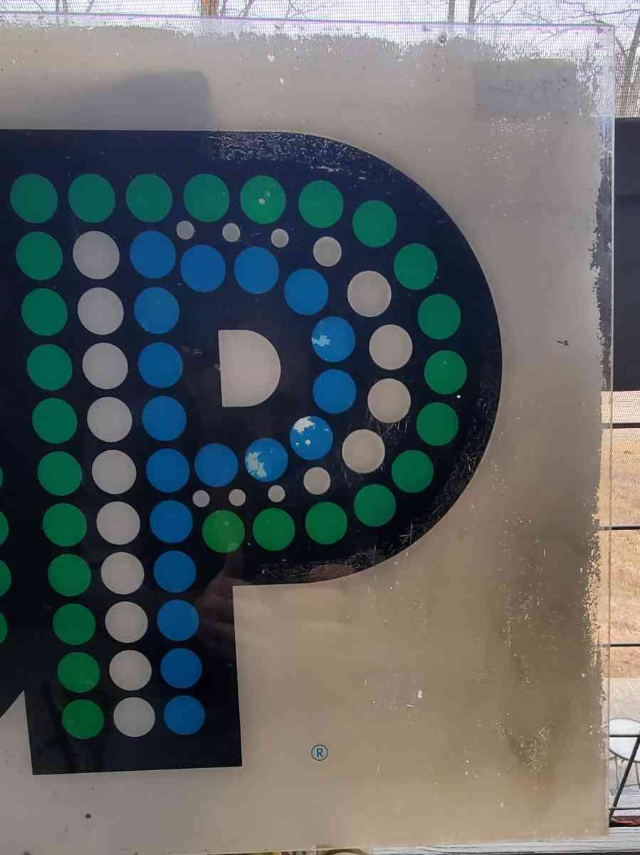 7 Up Plastic Acrylic Advertising Sign