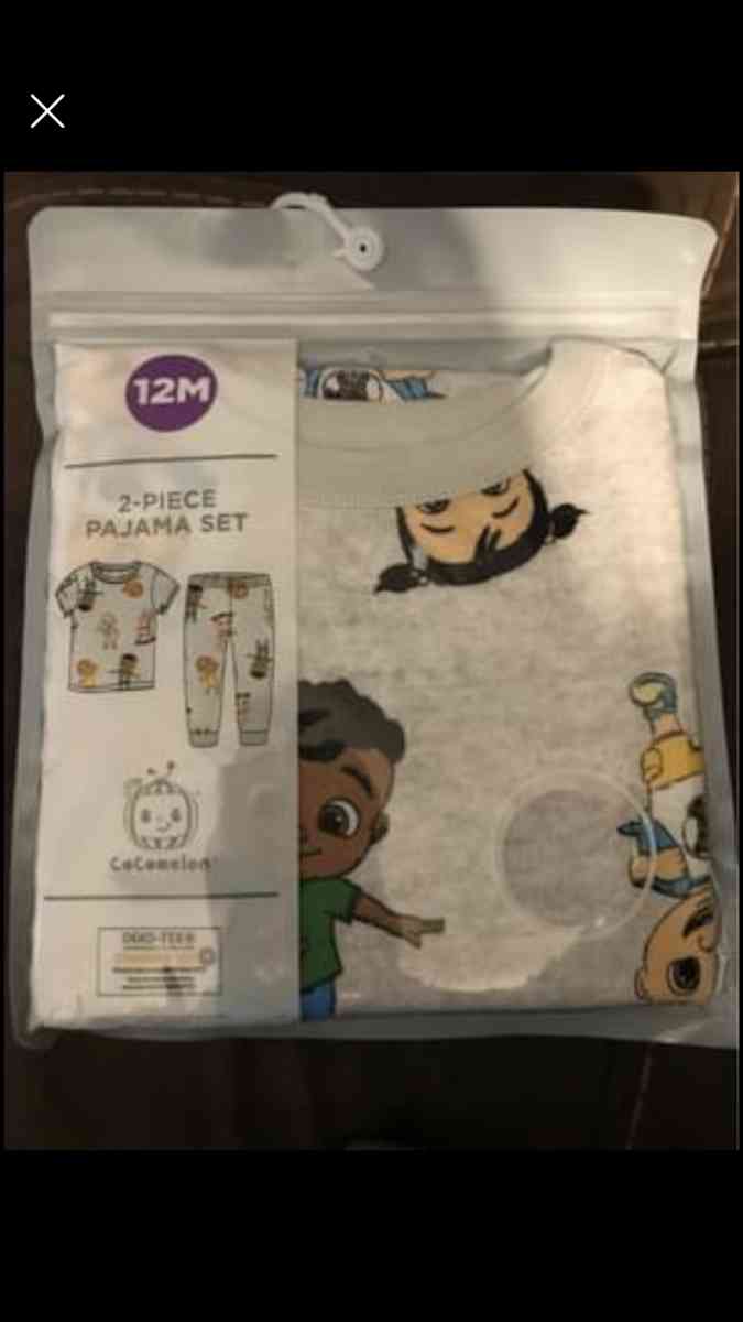 NWT size 12 month girls pajamas