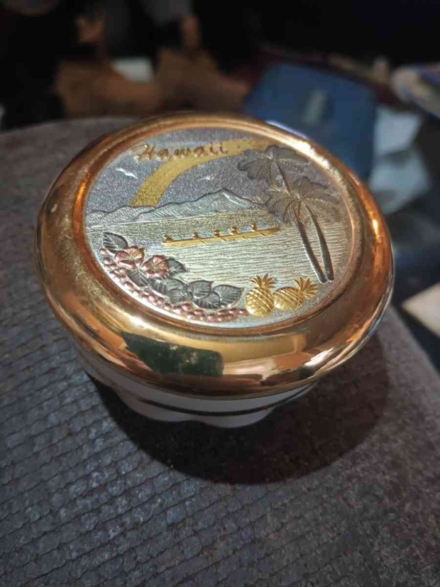 24k plated Hawaii CHOKIN BOX
