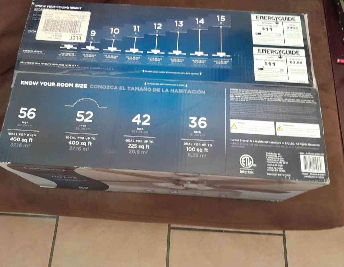 harbor breeze ceiling fan