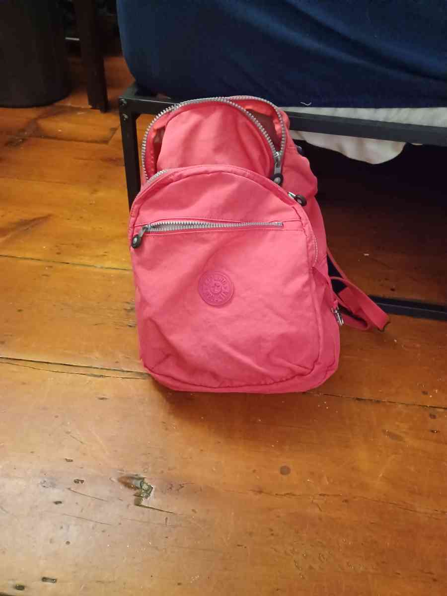 pink backpack