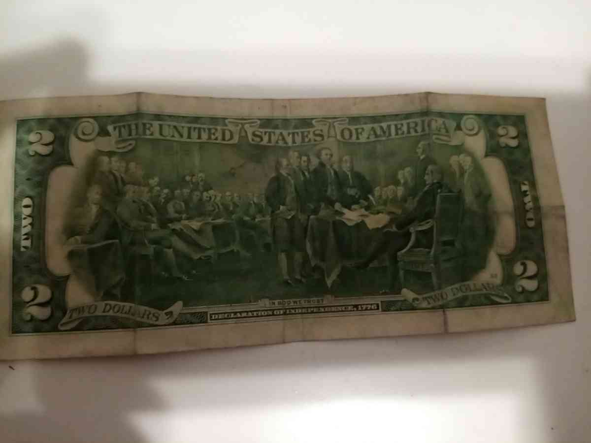 2 dollar bill
