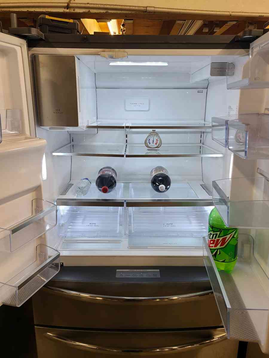Stainless Steel 4Door Frigidaire Refrigerator