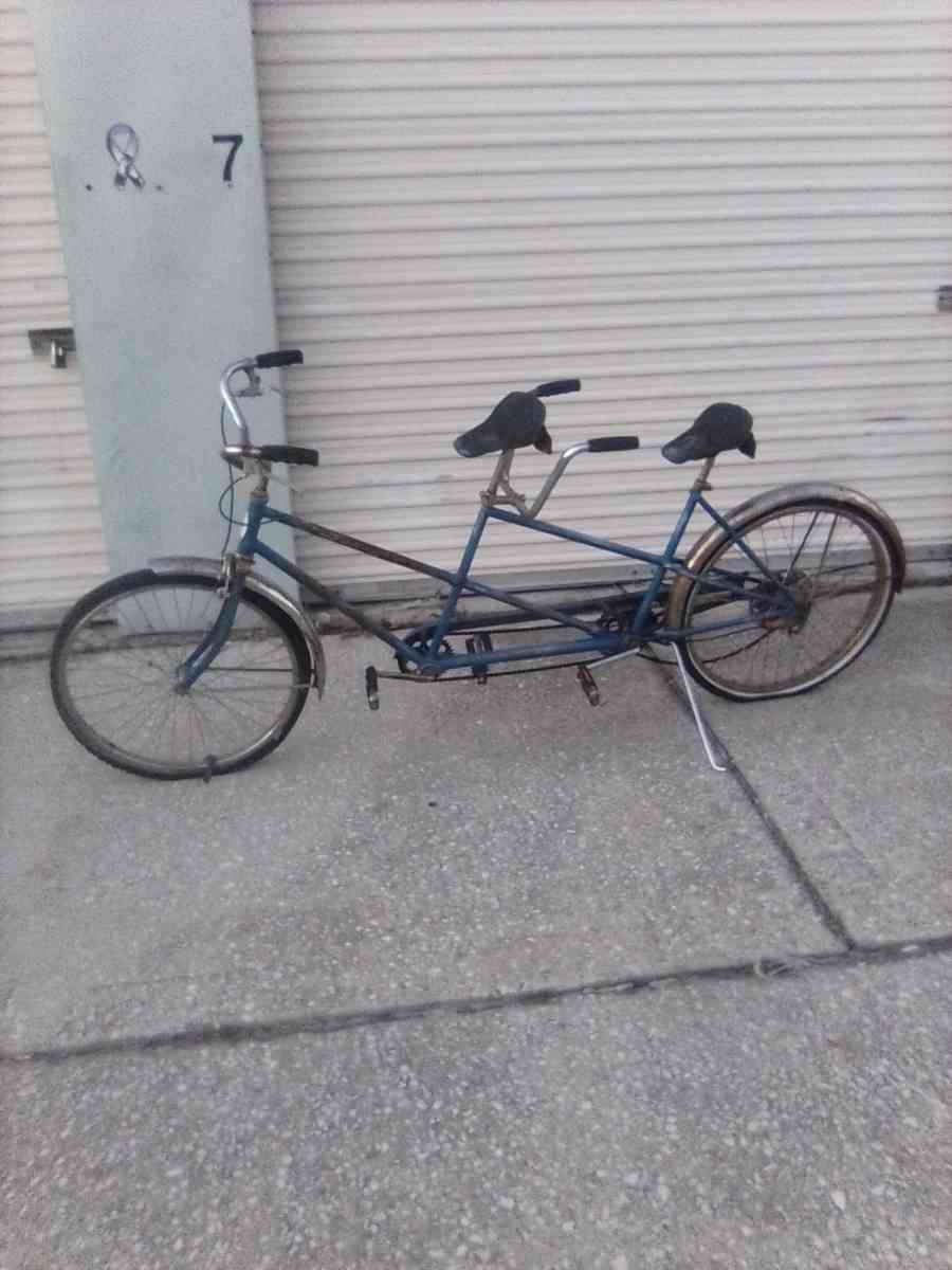 Vintage Schwinn Tandem 5 speed bicycle