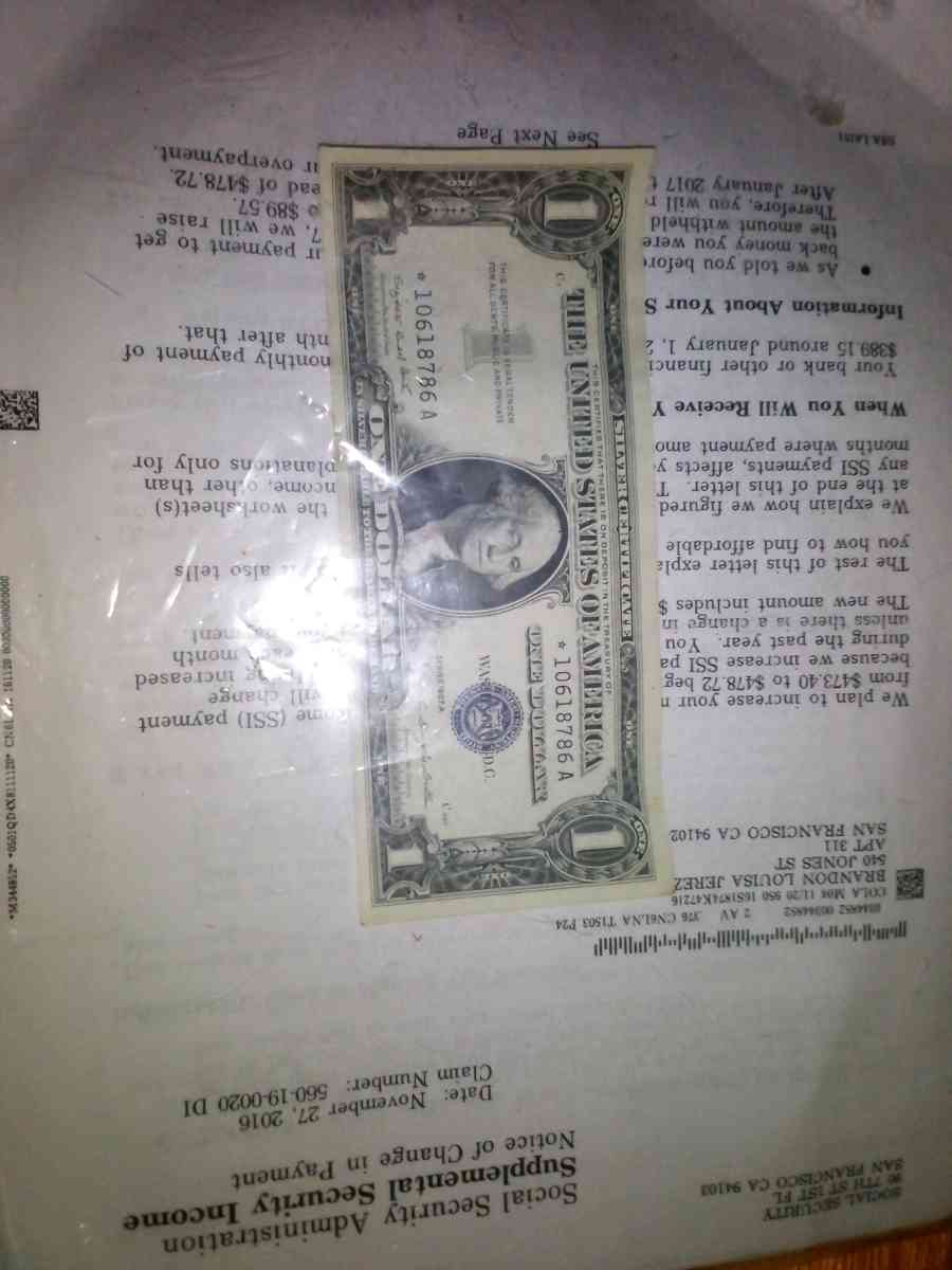 1935 1957 1957a 1 dollar silver certificate blue seal star
