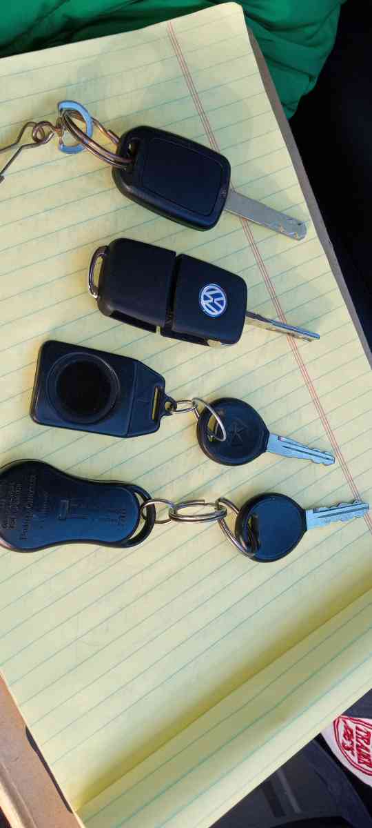 the 3 sets of keys car