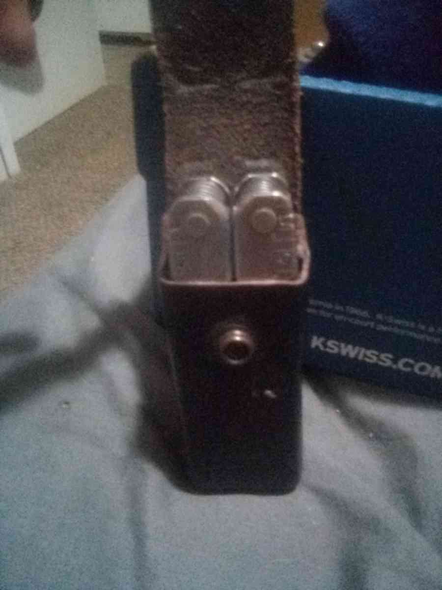 its Leatherman sporting knife with 19 tools its own case