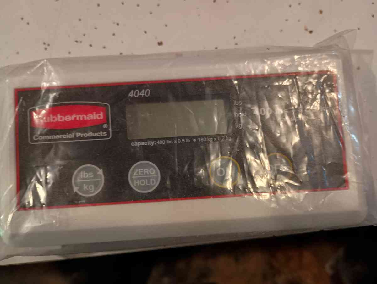 Rubbermaid digital scale 400 lb