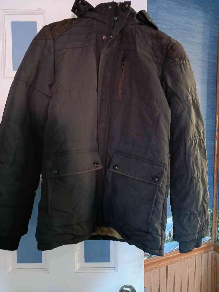 Black Fur Lined Coat