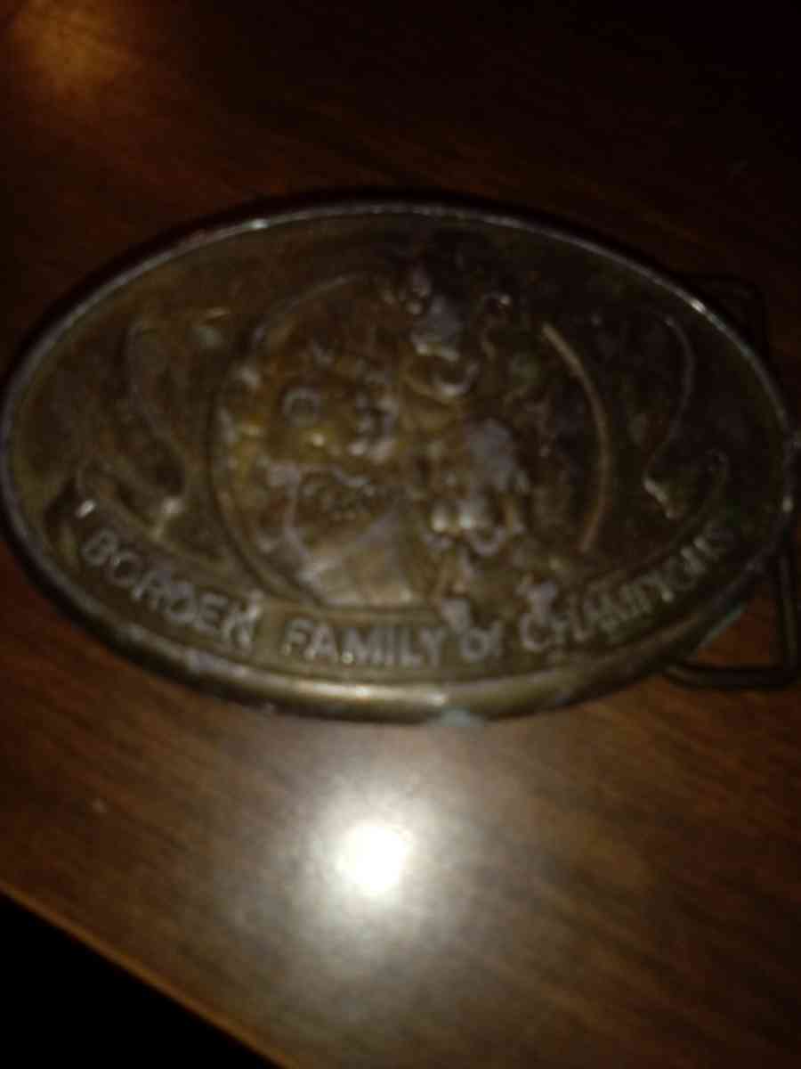 vintage Siskiyou belt buckles