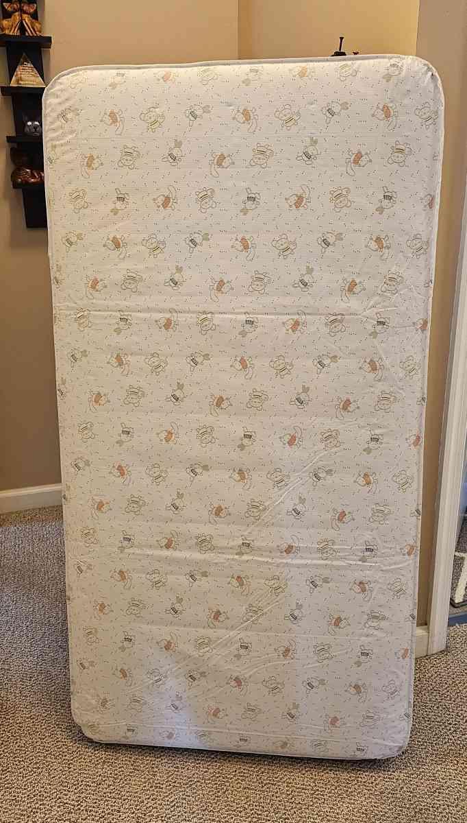 Wooden Crib with Mattress Crib is NOT Convertable