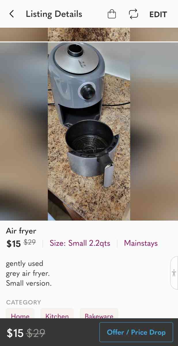 mainstays air fryer