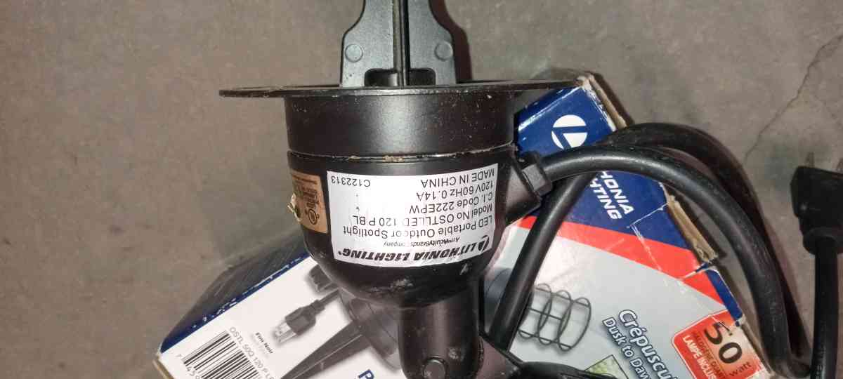 the LED portable outdoor spotlight