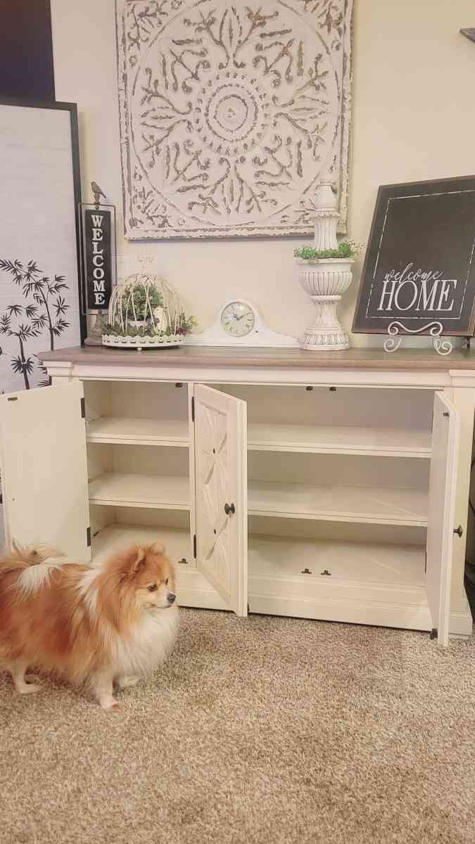 Rustic cabinet side board