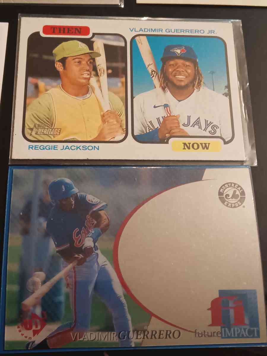 Vladimir Guerrero jr 18 card lot rookies ect