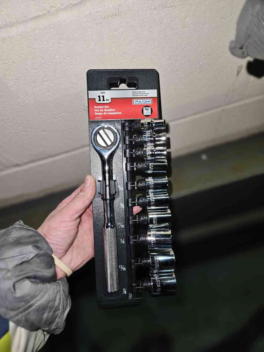 11pc Socket set