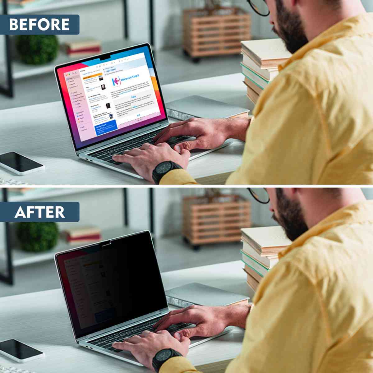 Brand new in packageEasy OnOff Removable360 Degree Privacy S