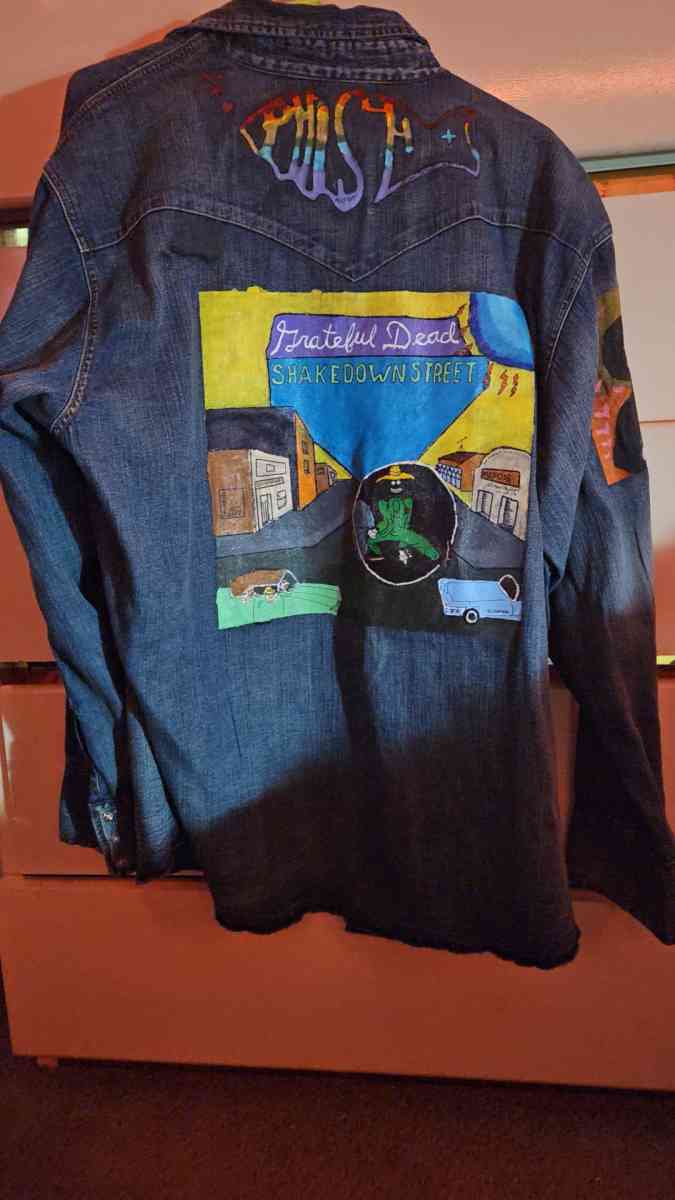 GRATEFUL DEAD Jean jacket 2xl