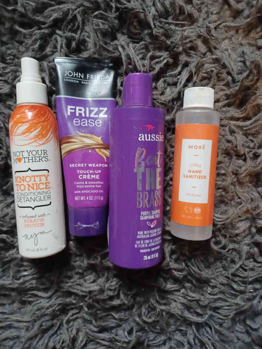 various items of home beauty and other supplies