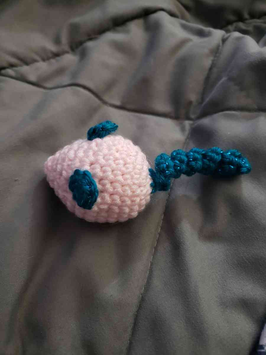 crochet cattoy mouse