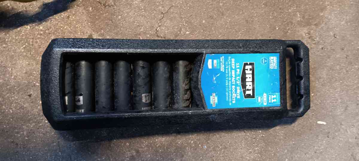 11pc hart socket set