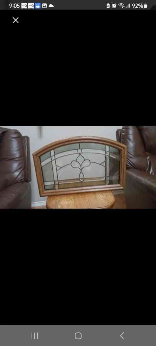 Front entry door tempered Glass