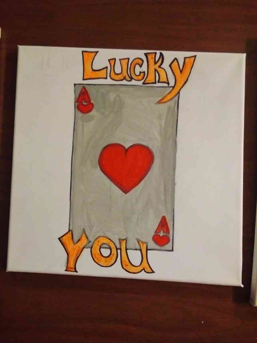 3 piece hand painted picture set