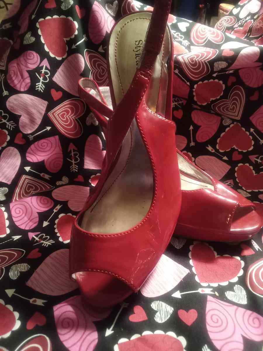 Red Patton Heels