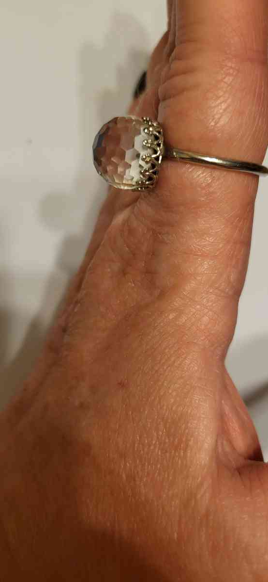 iridescent dome ring