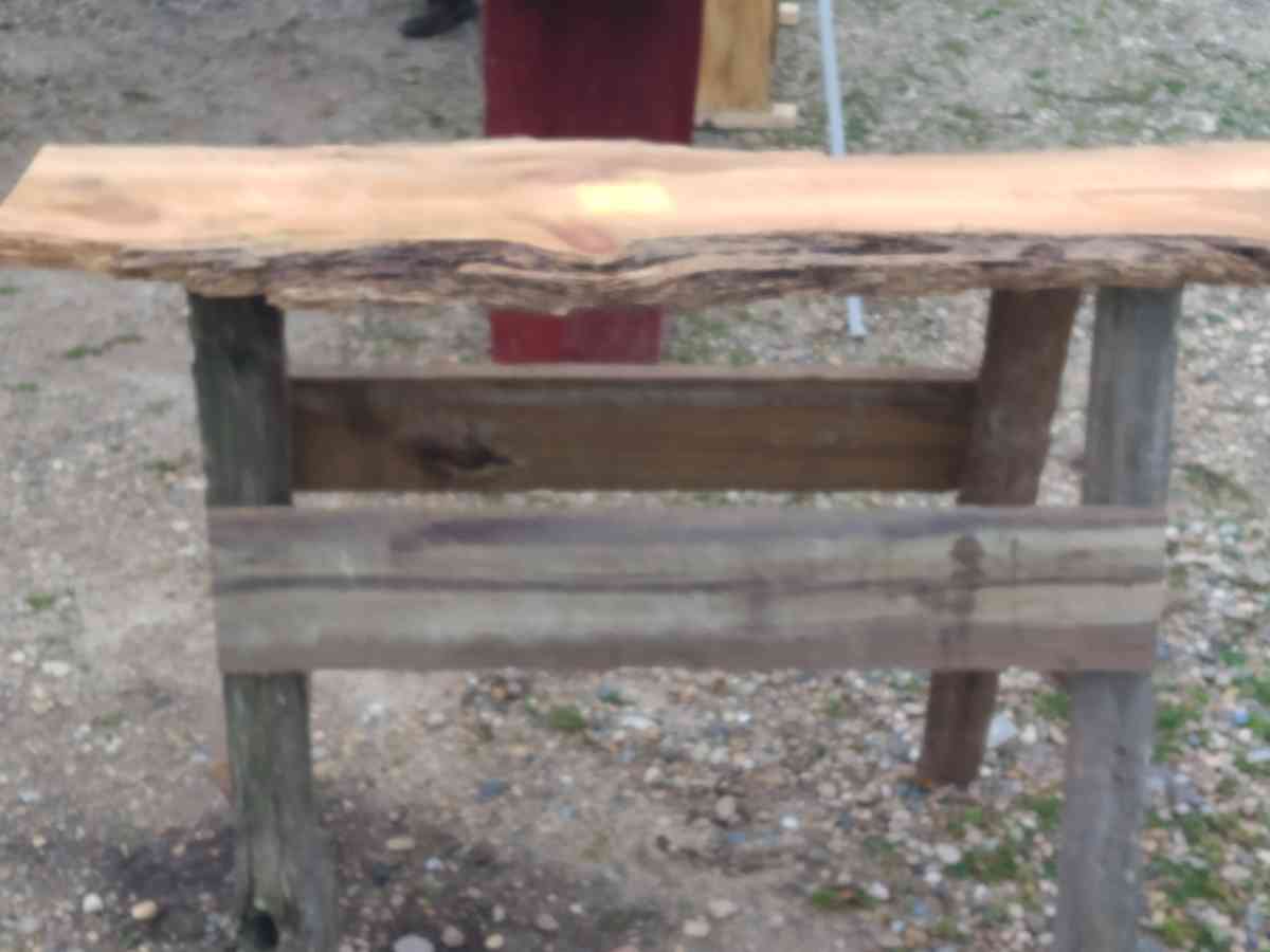handmade rough cut furniture