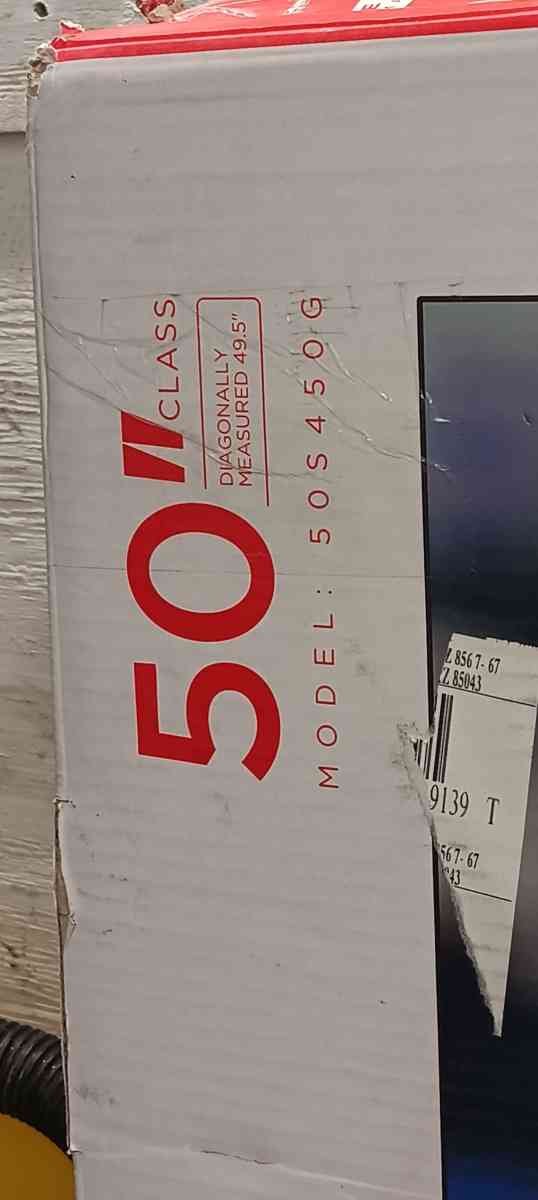 Open Box TCL 50 Google Smart TV LED 4K  MODEL 50S450G