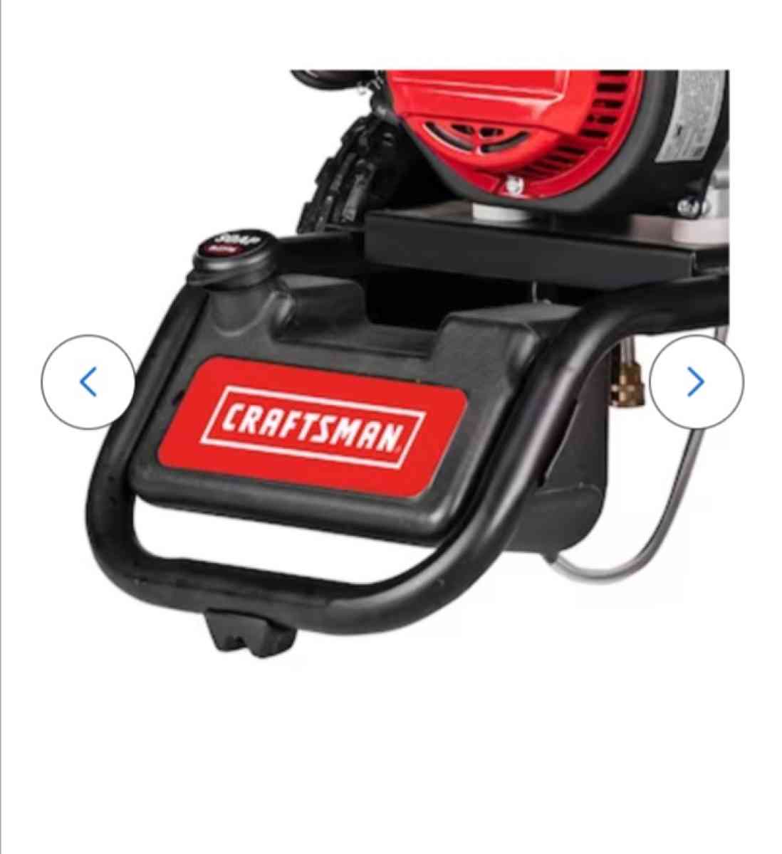 CRAFTSMAN 3400 PSI 24Gallons Cold Water Gas Pressure Washer