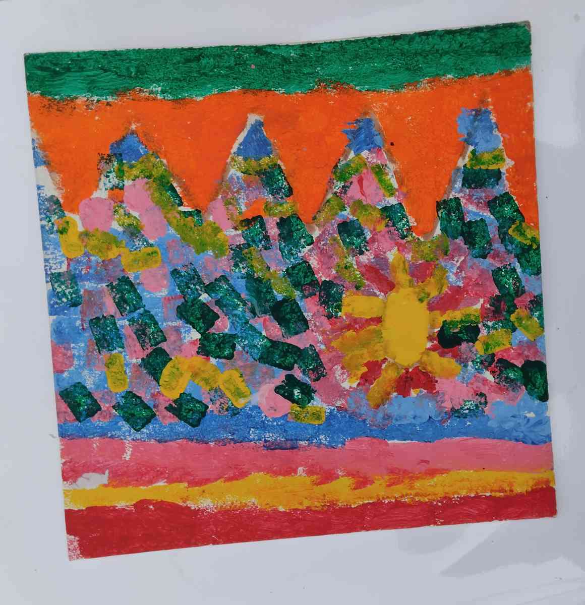 4 Mountain view Paintings