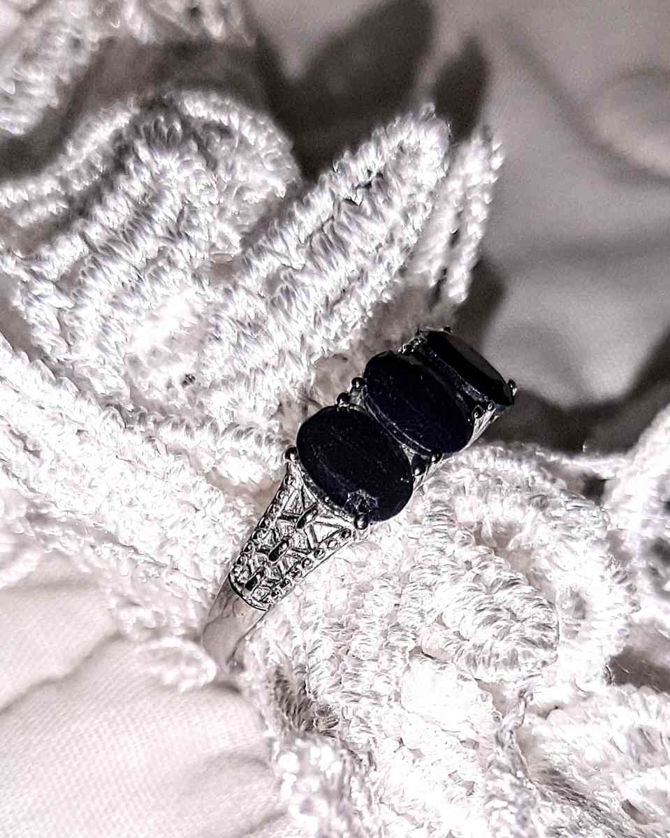 Midnight Sapphire Ring  Size 10