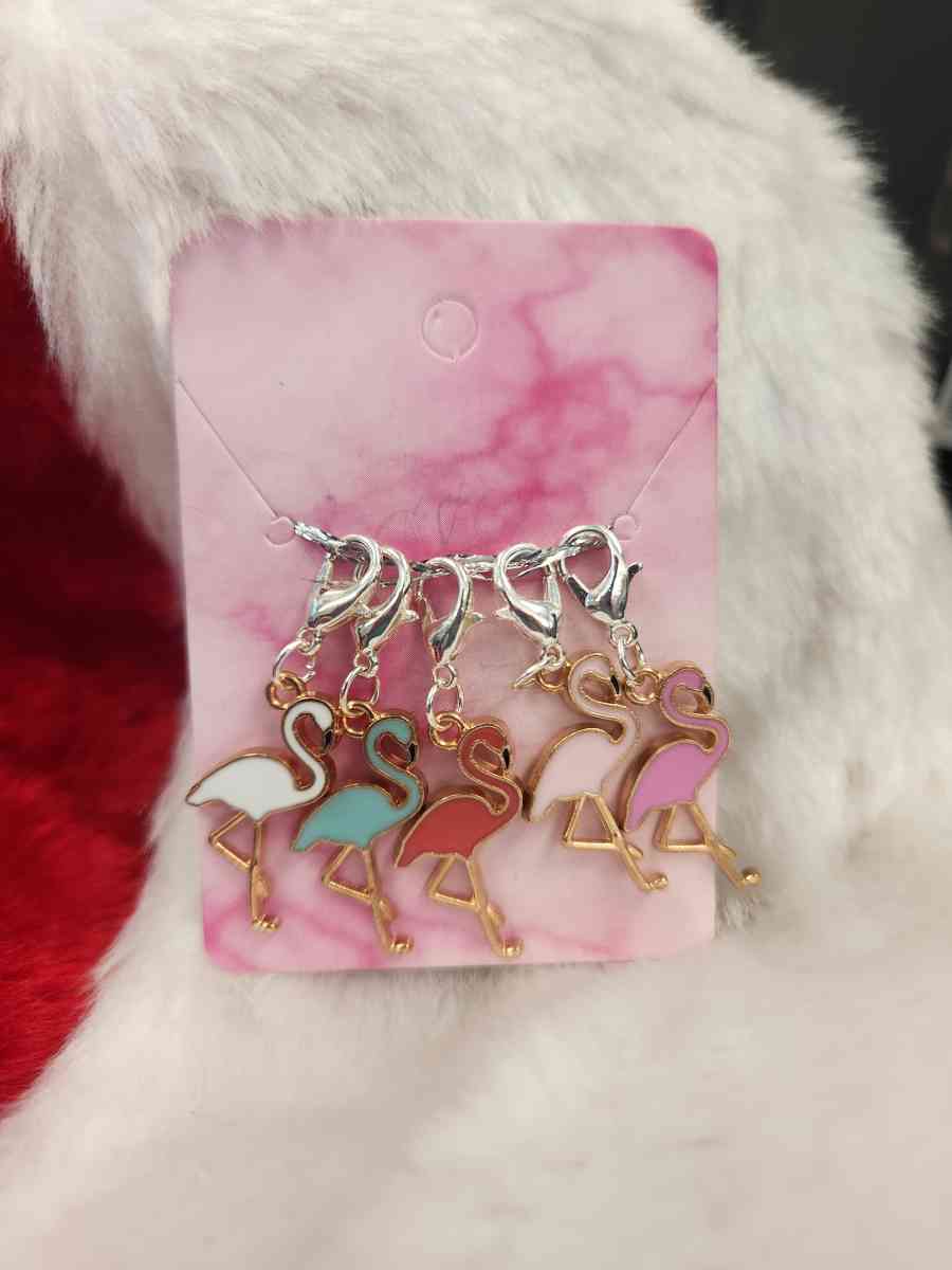Flamingo Crochet Stitch Markers