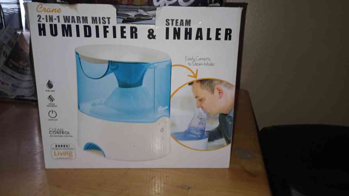 two in one warm mist humidifier and steam inhaler
