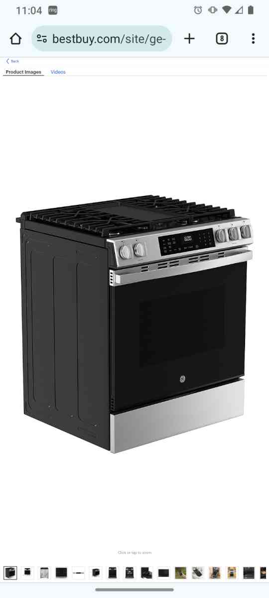 New GE stove with built in AIR fryer