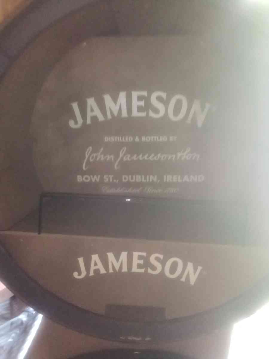 Jameson Whiskey Barrel Display