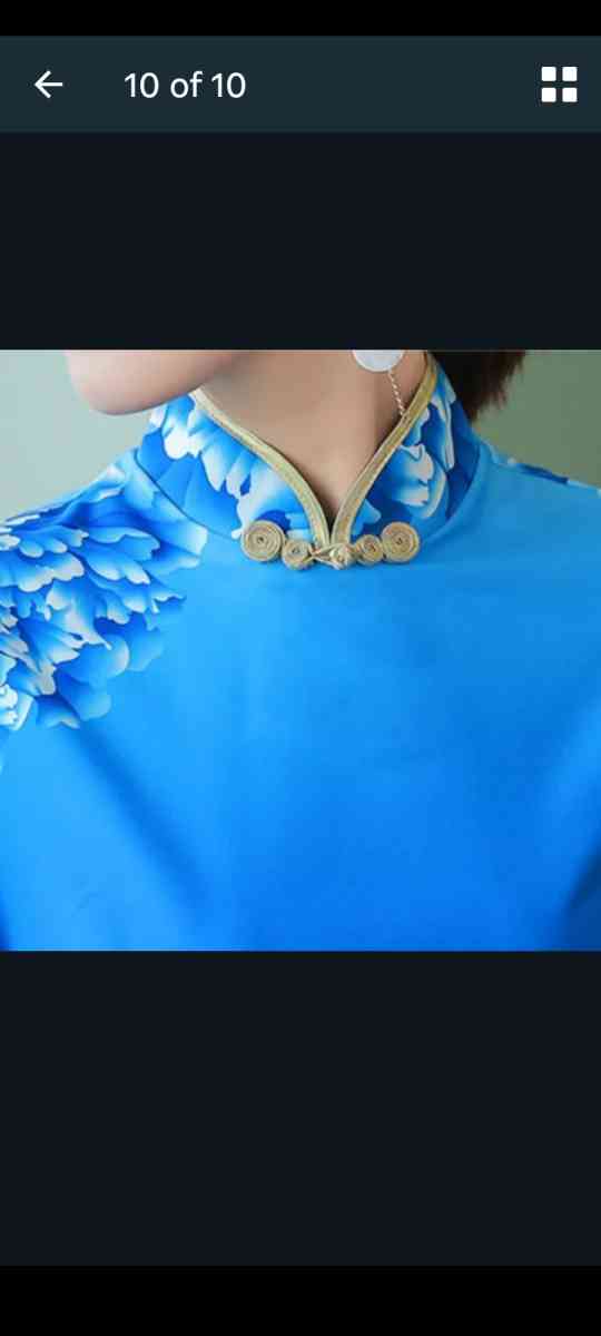 Blue Asain Womens Outfit