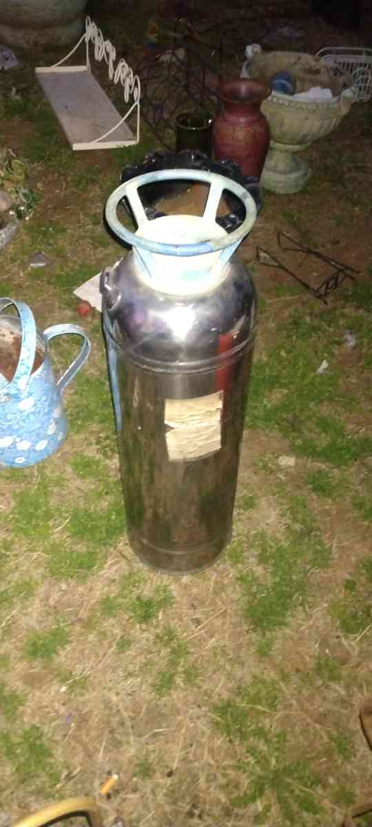 vintage old fire extinguisher