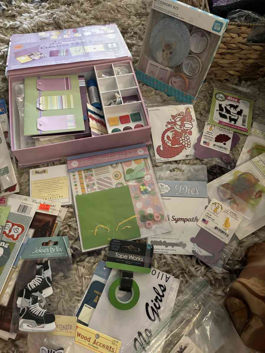 scrapbooking supplies