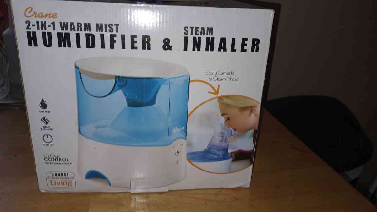two in one warm mist humidifier and steam inhaler