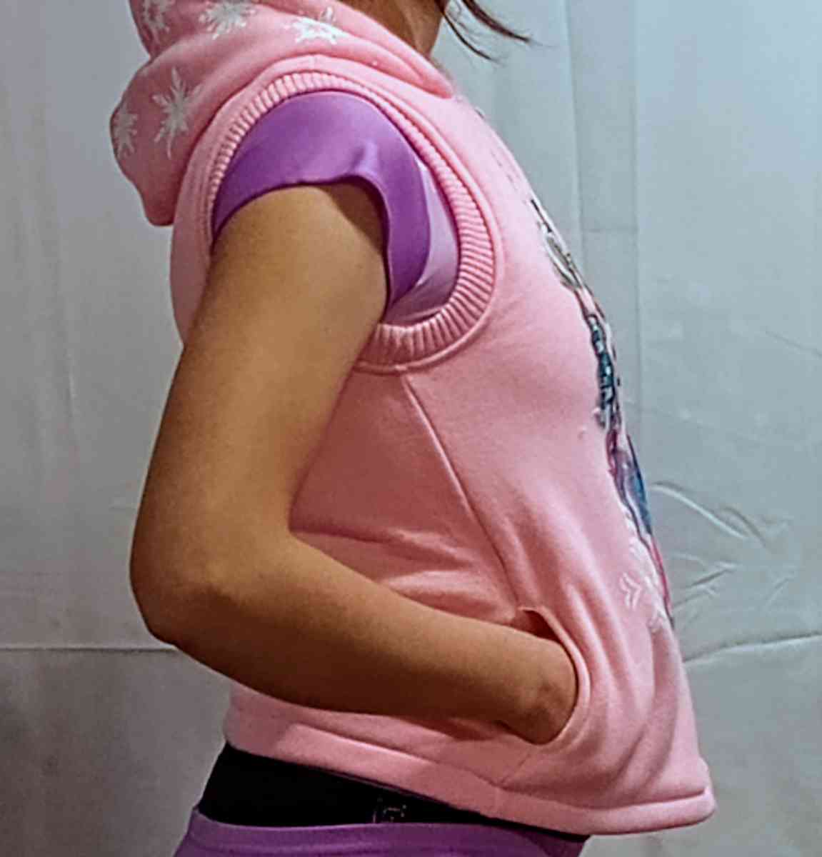 chaleco aborregado para nia