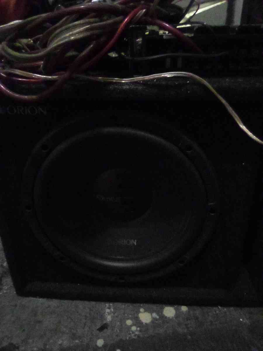 Orion 600 watt legacy and dual flip up radio