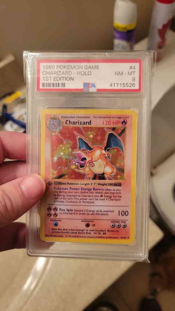 1st edition charizard holo pokemon
