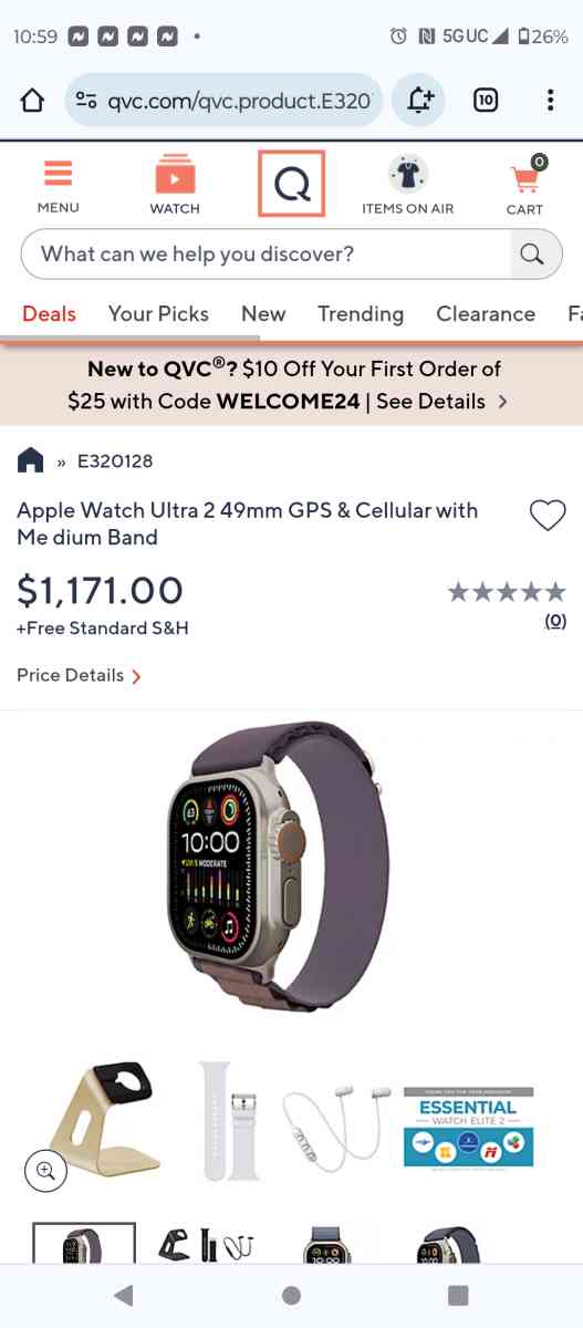 new Apple Ultra 2 Gold Edition smartwatch