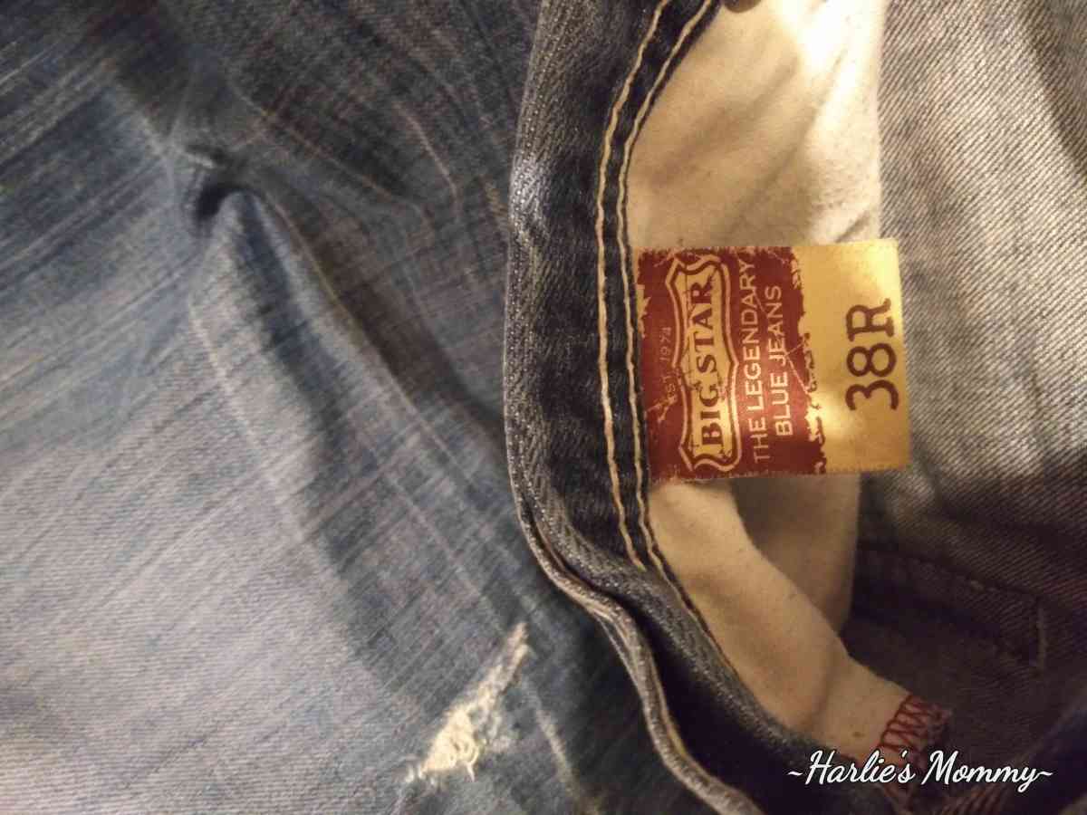 BIG STAR mens blue jeans