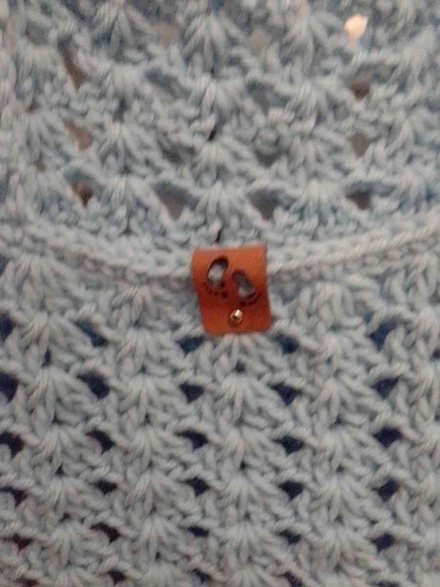 Crocheted baby Easter Dress